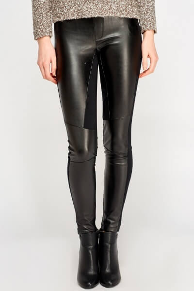 How To Rock A Pair Of Faux Leather Leggings | E5P Blog