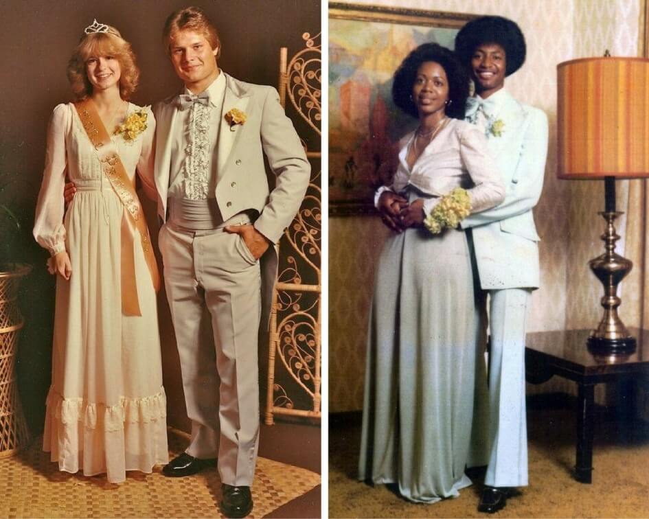 fashion 70s Prom Couples ~ Vintage Everyday Prom dresses vintage Vintage 19...