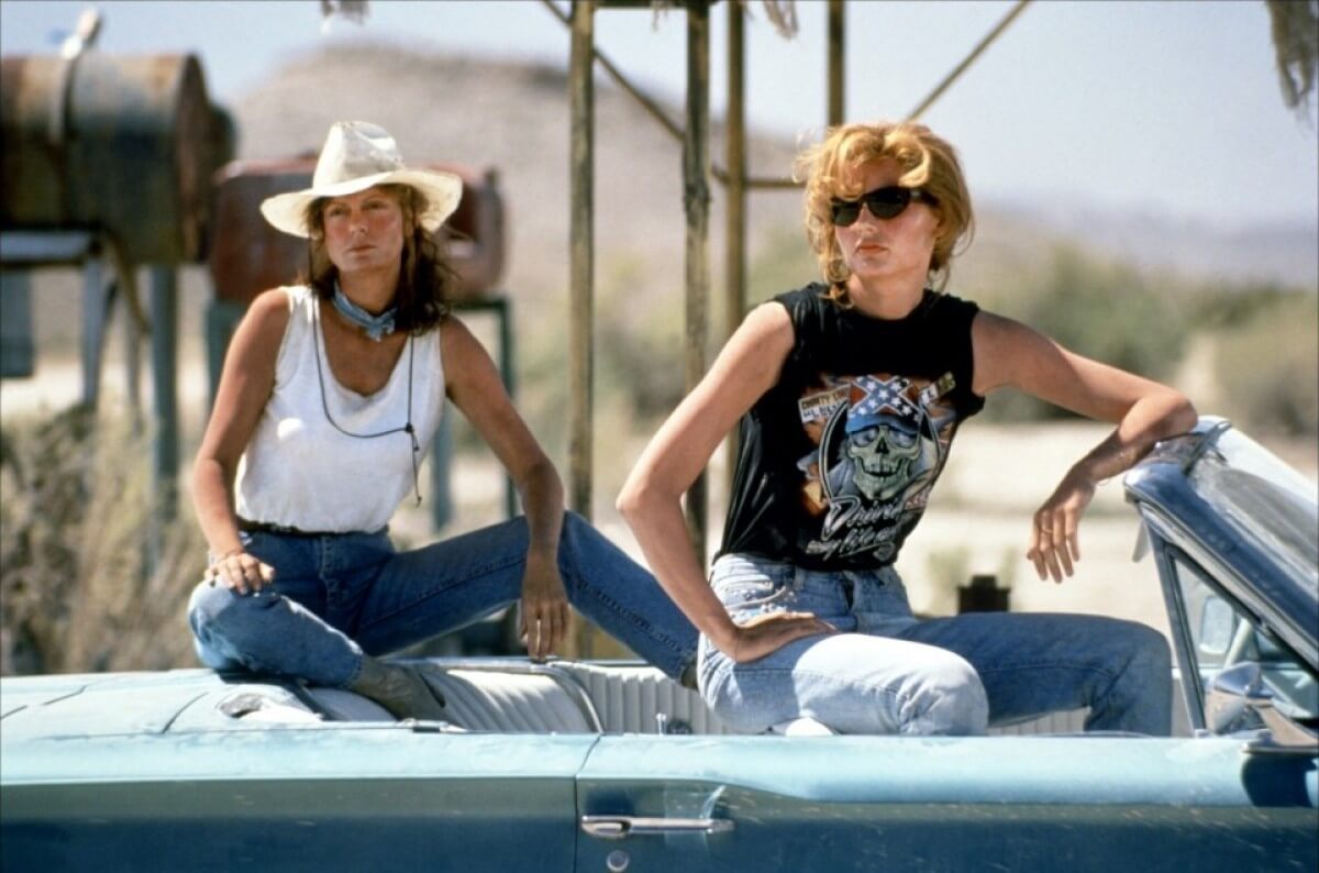 Thelma and Louise movie friends women's fashion