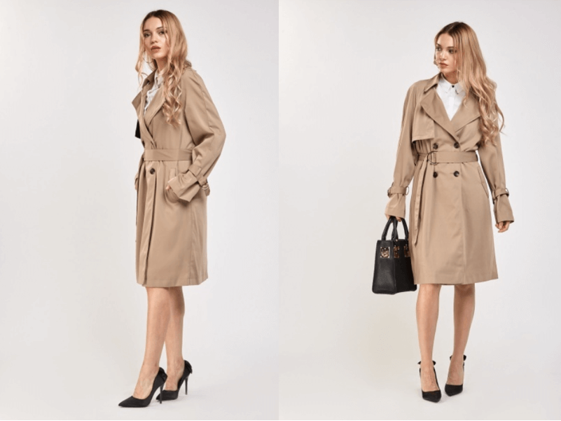 women's beige trench coat lightweight jackets
