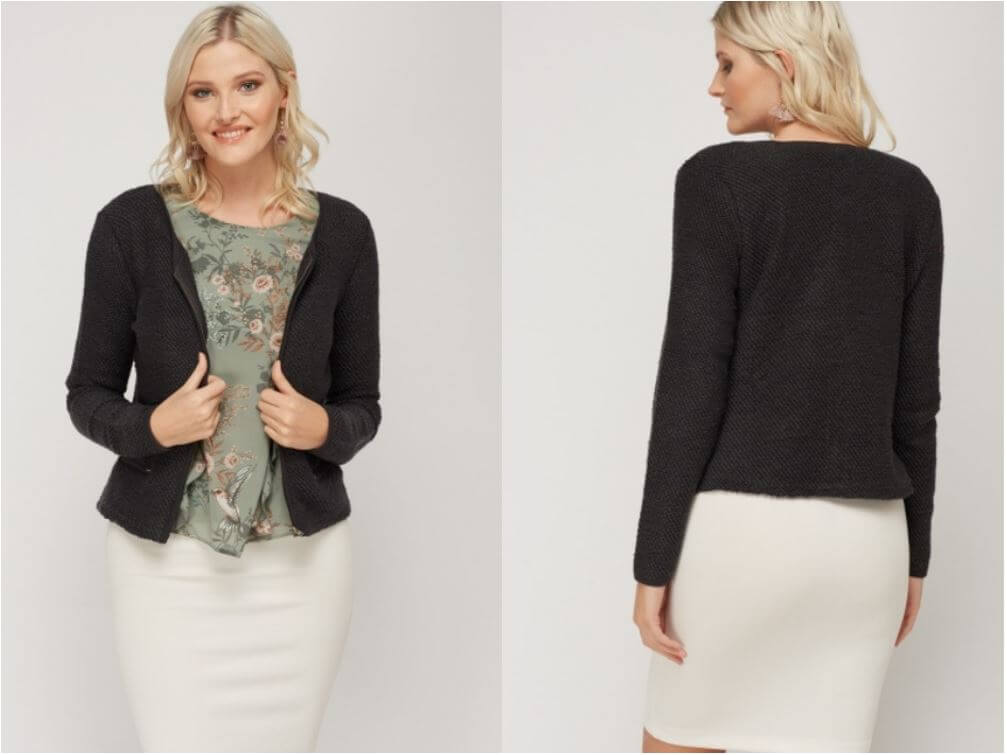 cardigans for women in charcoal autumn layers