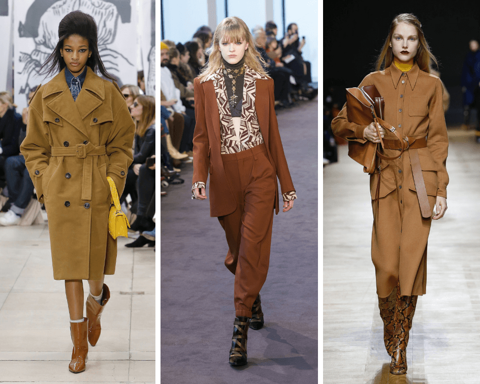 autumn winter 2018 trends brown fashion
