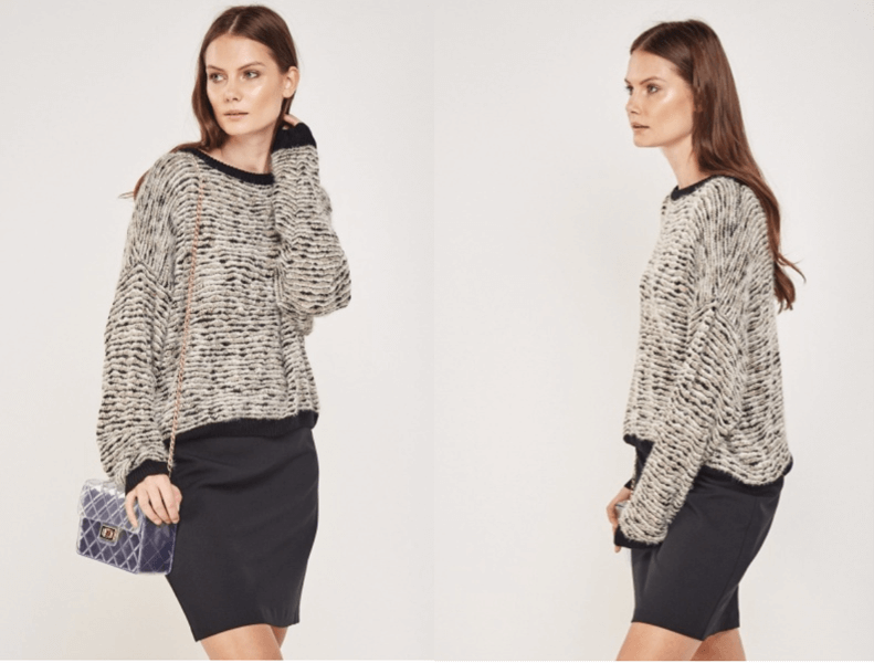 women's cheap metallic oversized jumper how to style knitwear