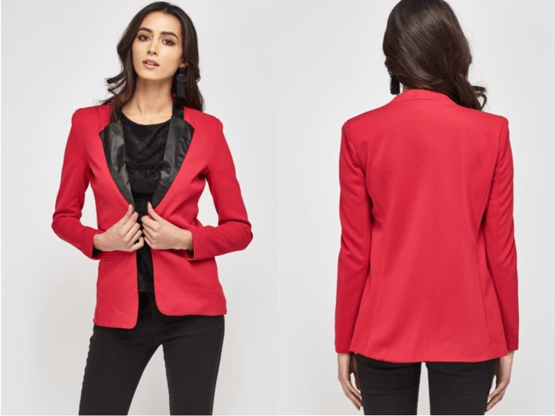 women's fuchsia pink cheap suit blazer last season trends now