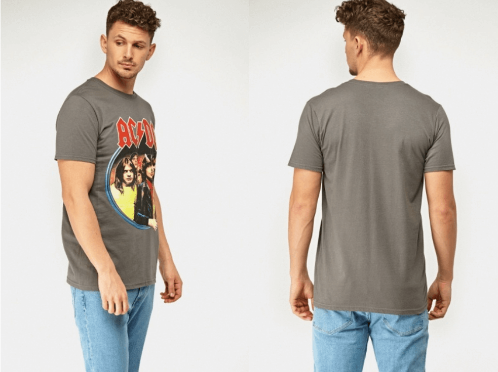 men's AC/DC band t-shirt cheap Christmas gifts for him 