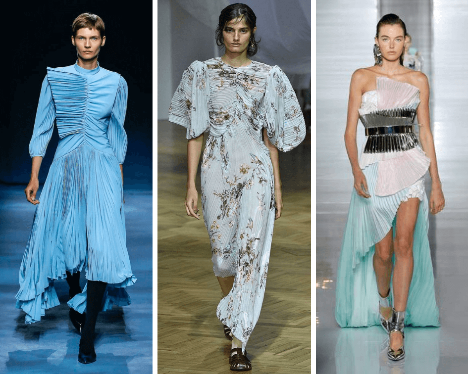 2019 trends micro pleat dresses