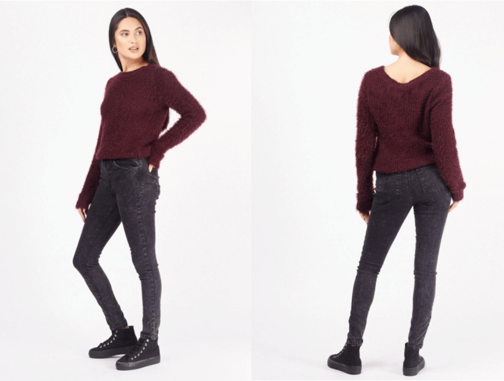 women's cheap black distressed skinny jeans capsule wardrobe