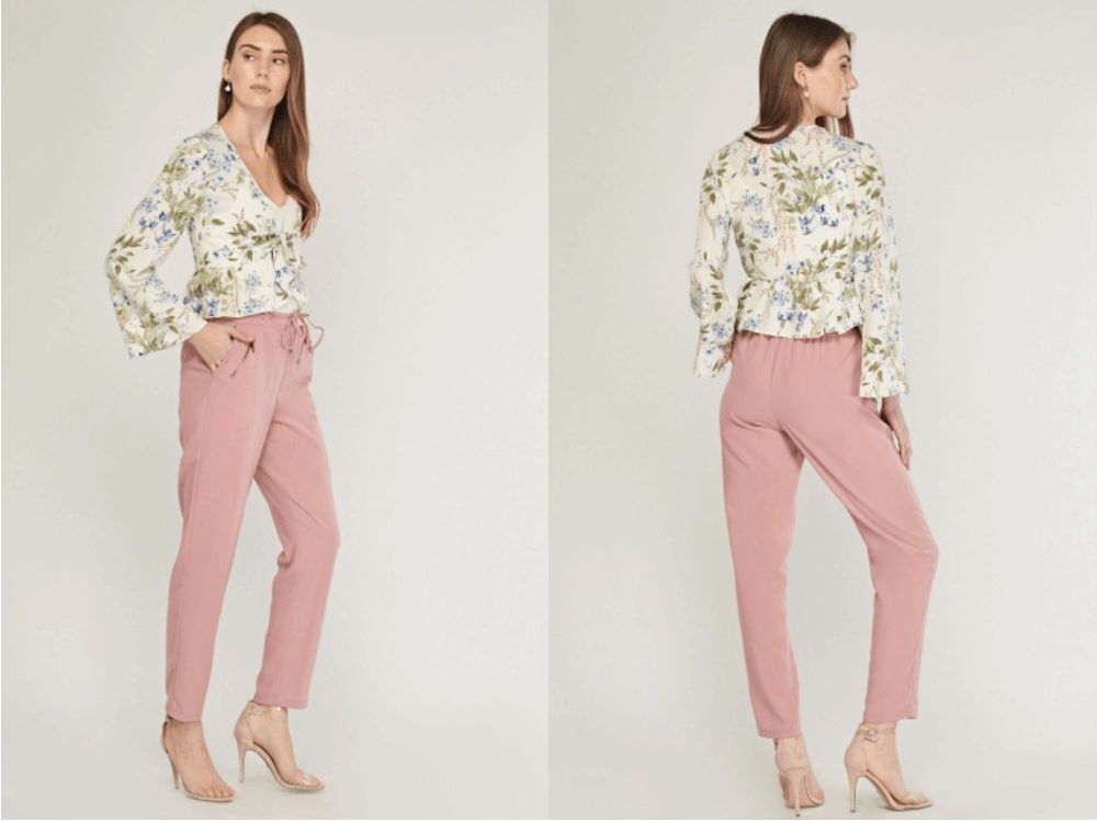 cheap women's trousers drawstring waist workwear trends 2019