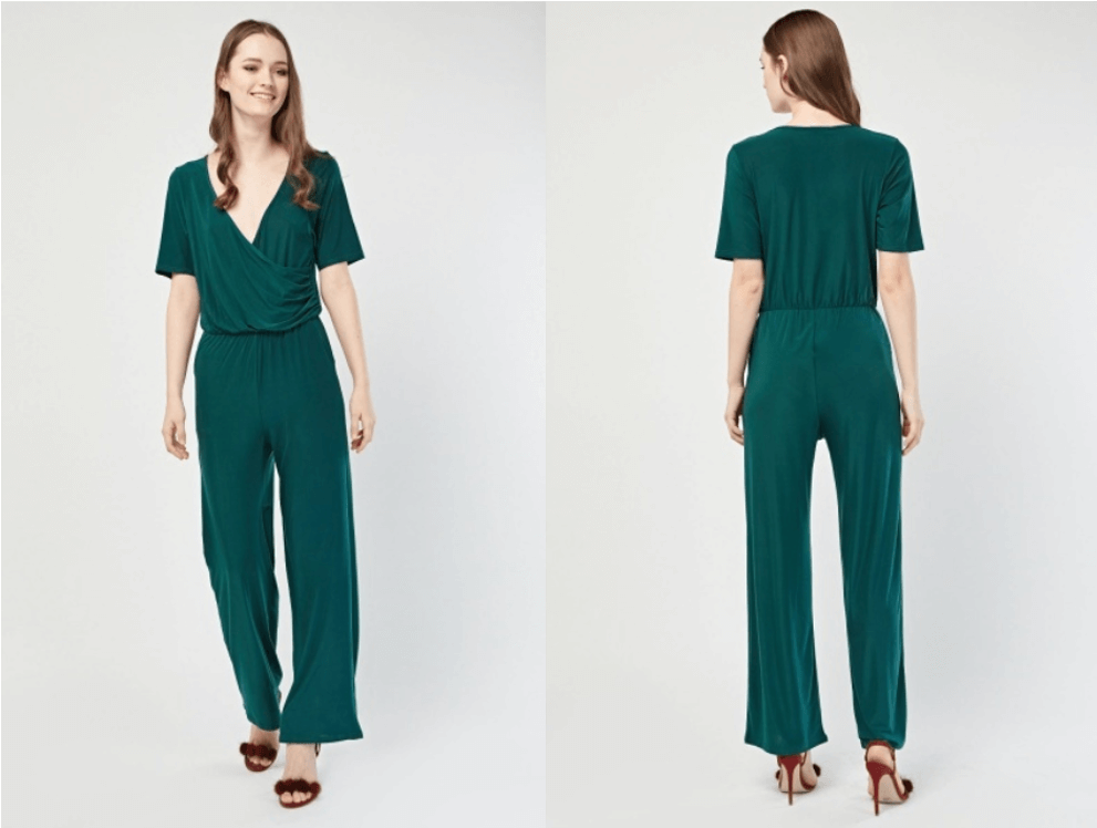 women's forest green jumpsuit St Patrick's Day fashion