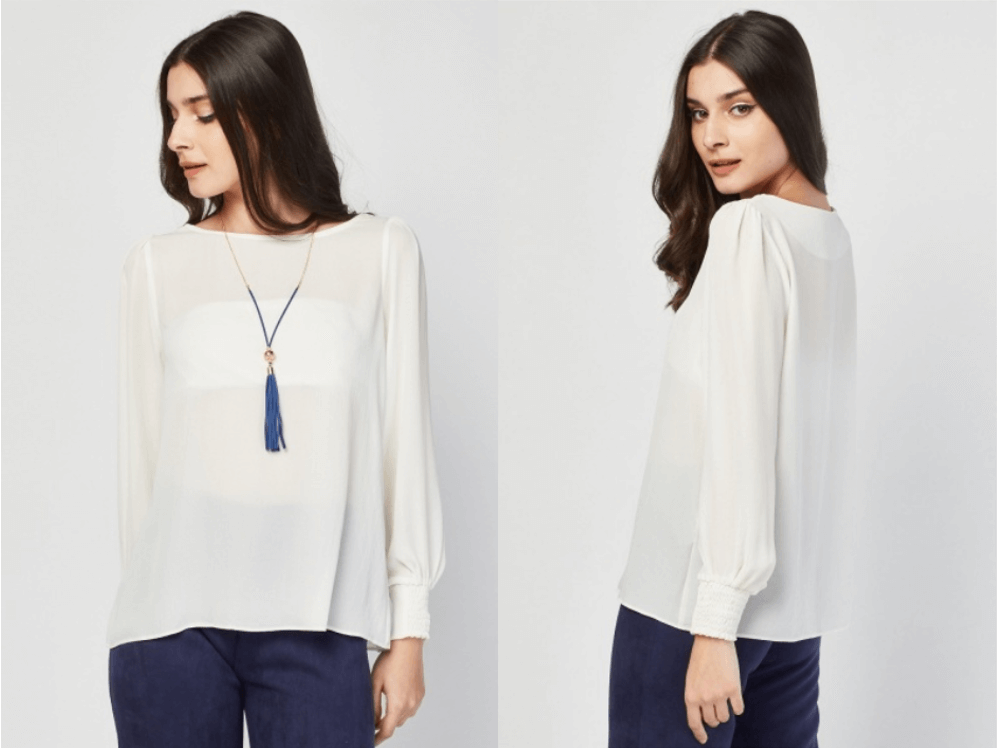 women's cheap chiffon blouse spring fashion