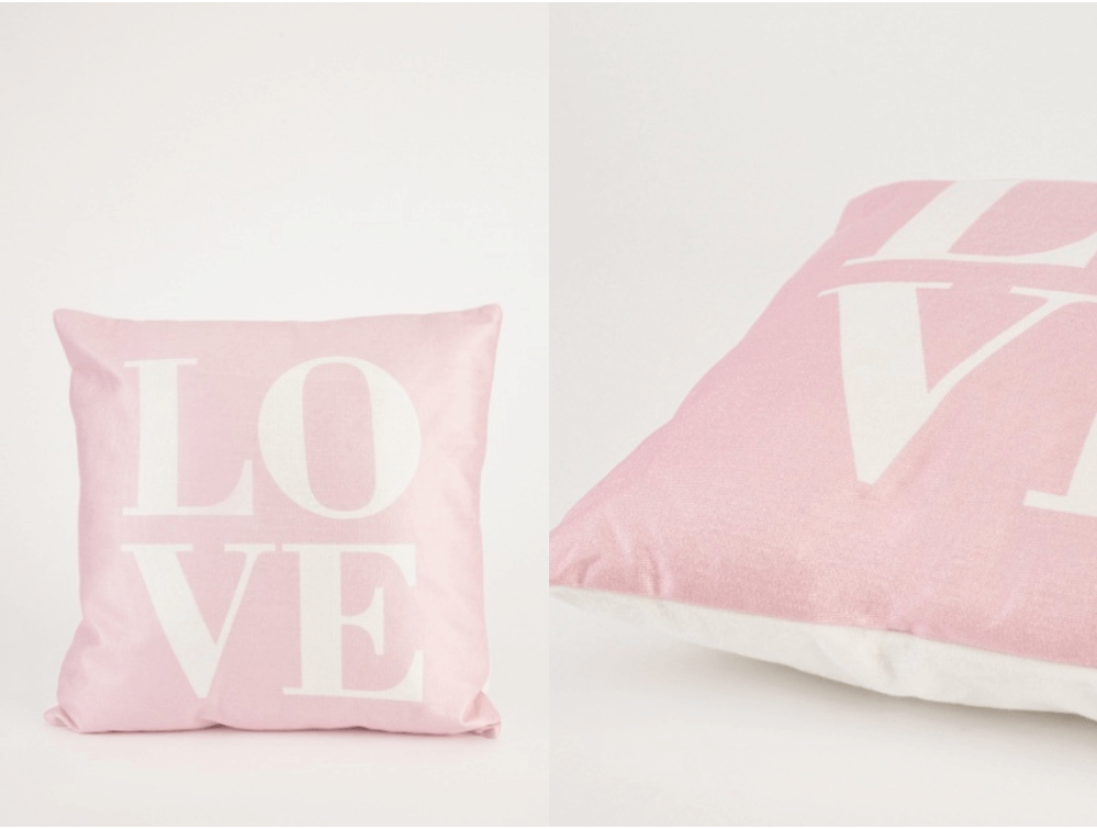love cushion self-care personalised home