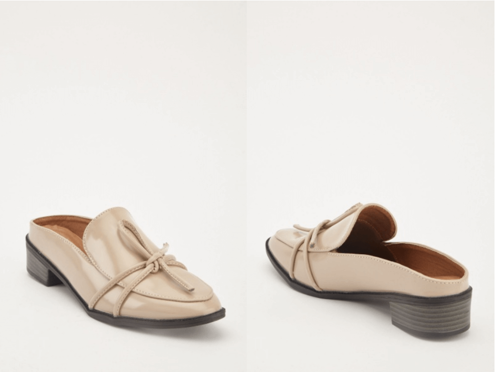 women's cheap slip on hi-shine loafers
